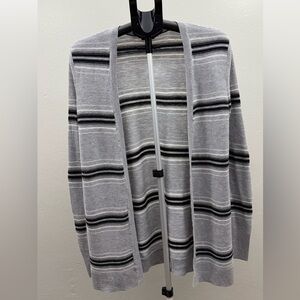 Talbots Women’s Striped Open-Front Cardigan – Size S